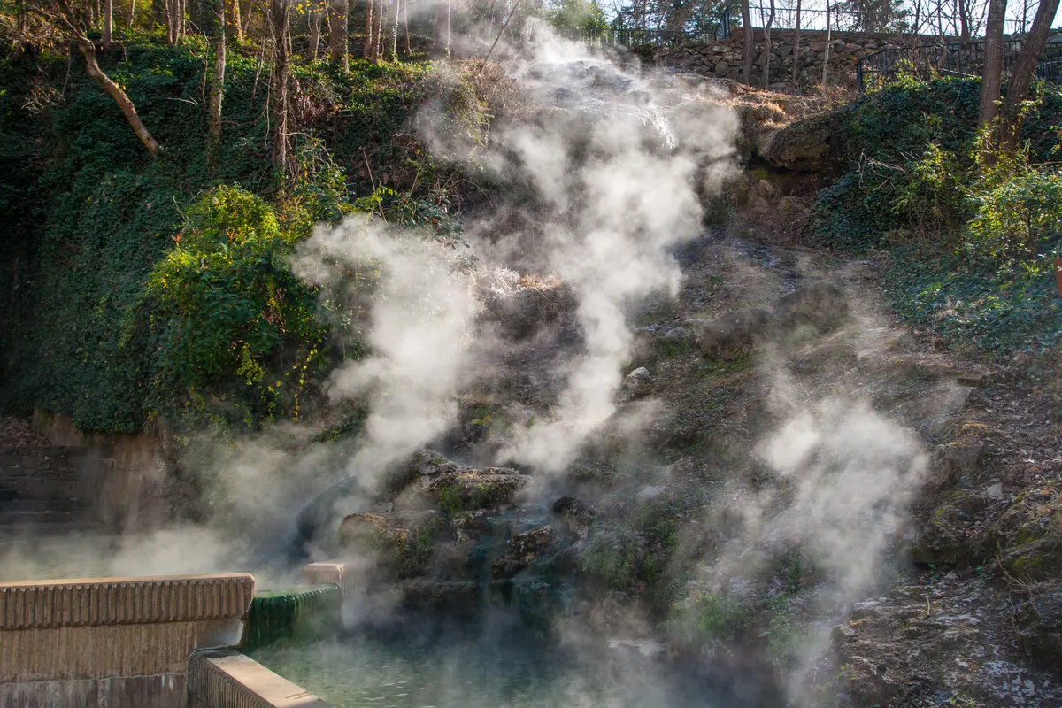 A view in Hot Springs National Park